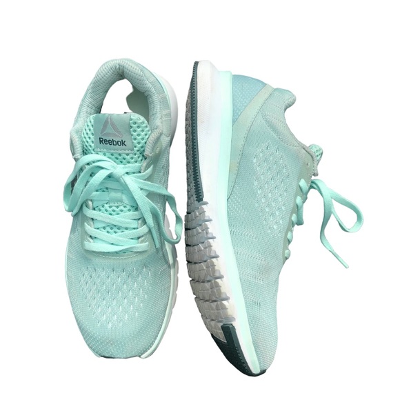 Reebok Print Smooth Running Shoes Mist Green (size 7) - Picture 2 of 9